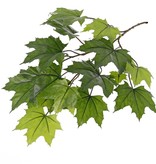 Esdoorn bladtak (Acer pseudoplatanus),5 vertakkingen, 16 blad, bruine steel, UV bestendig, 72cm