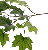 Esdoorn bladtak (Acer pseudoplatanus),5 vertakkingen, 16 blad, bruine steel, UV bestendig, 72cm