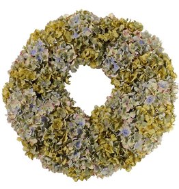 Hydrangea mix wreath 'Top Autumn', Ø 46cm / Ø 20cm, a. 12cm