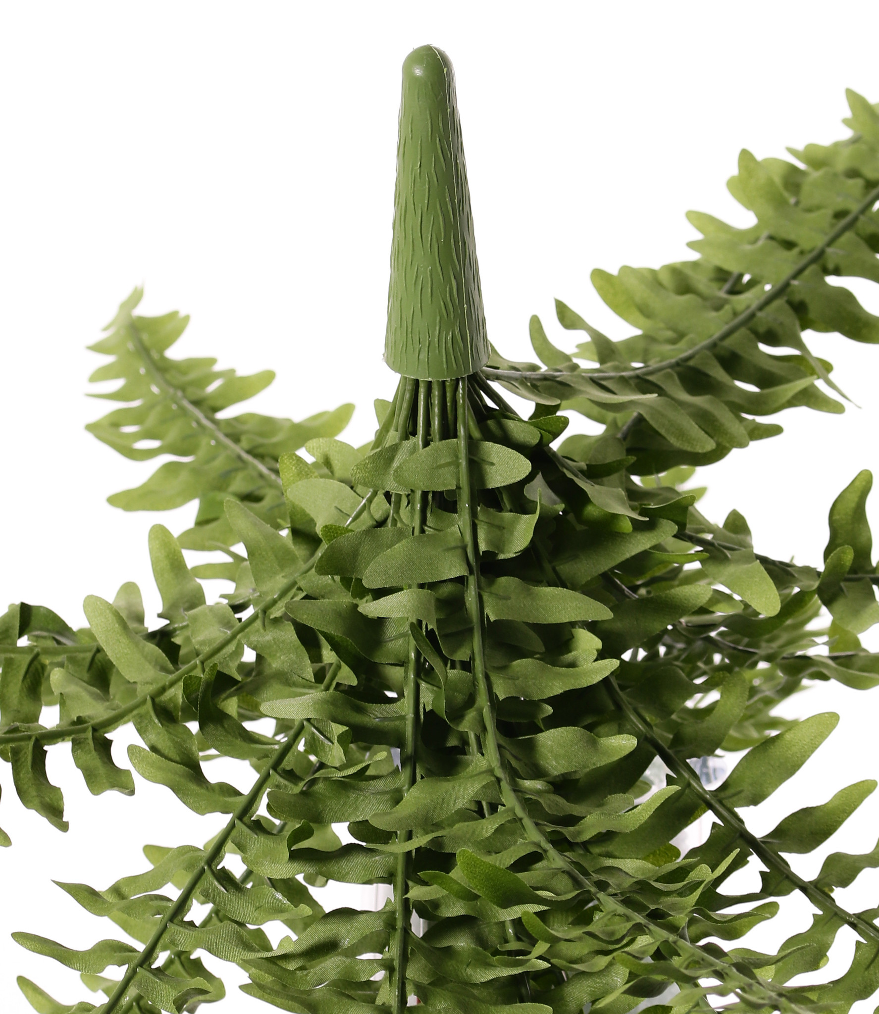 Boston fern (Nephrolepsis) 21 hojas, 2 colores de verde, Ø 50cm, resistente al fuego