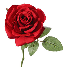 Rosa de luxe "Fleuri", Ø 12cm, 5 hojas, 30cm