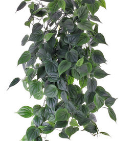 Philodendron-Busch mit 19 Ausläufern und 294 Blättern, "Vital Greens", schwer entflammbar, 80cm