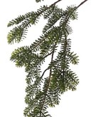 Rama de Abeto x6, hojas en forma de agujas planas, 83cm