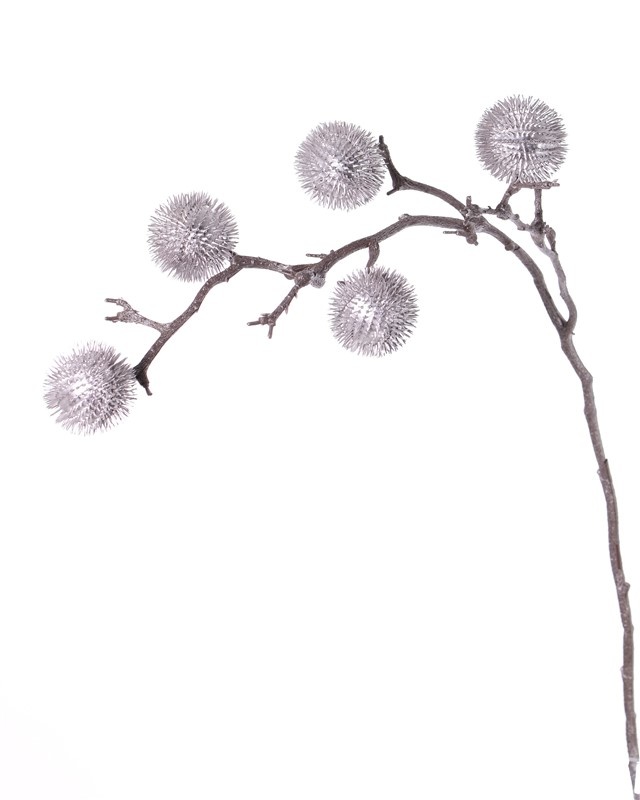 Thistle branch large x2, 5 balls (Ø 6cm), 100cm