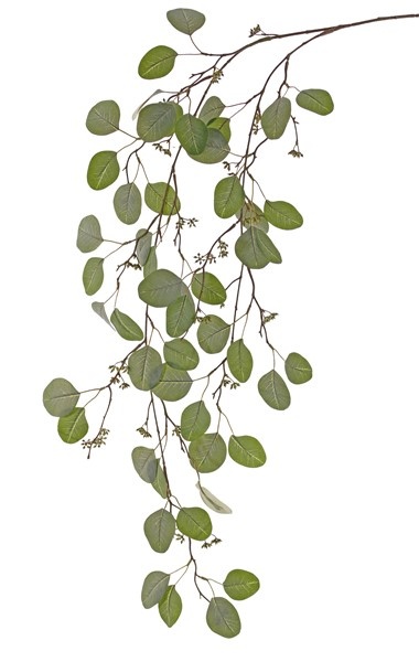 Kunstzweig Eucalyptus - Seidenblumen Top Art Int. - Kunstblumen,  Kunstpflanzen B2B