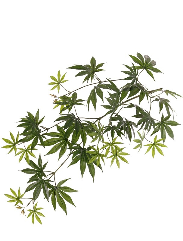 Rama de arce (Maple) branch, 44 hojas, 71 cm - resistente de rayos UV