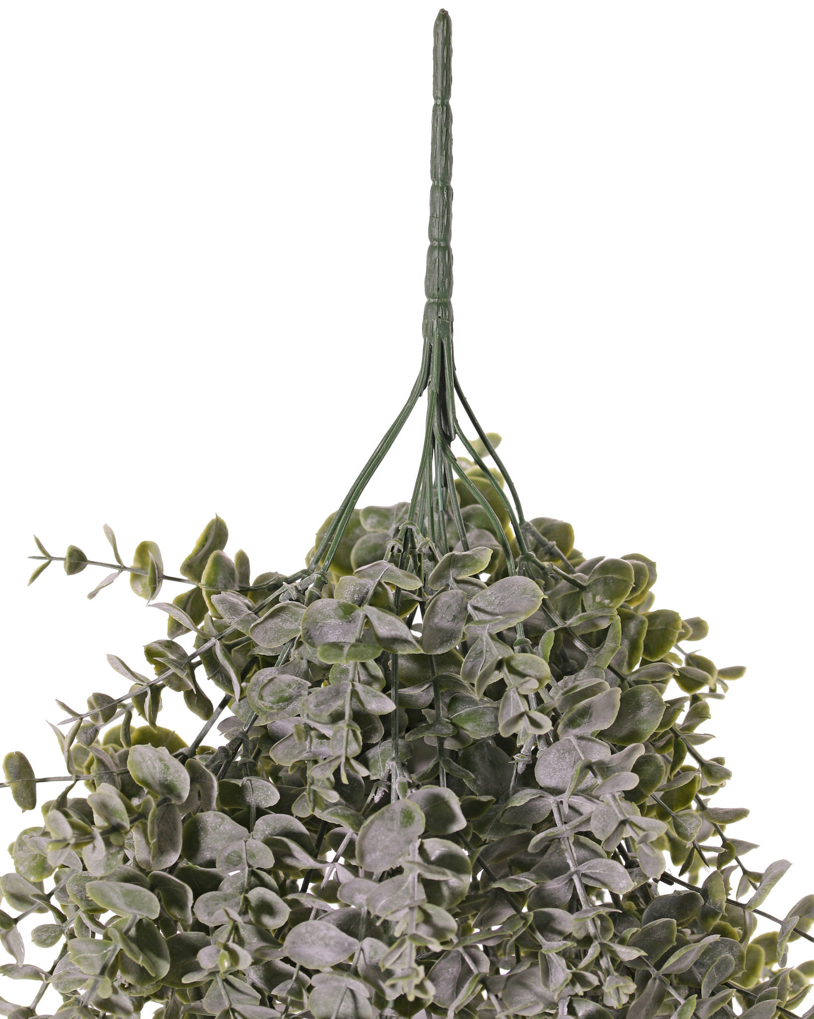 Eucalyptusbush met 12 vertakkingen, met 111 clusters blad (1332 blad), gepoederd, Ø 35 cm, H. 45 cm