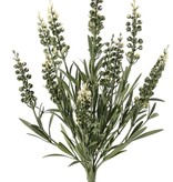 Lavendel (Lavandula), 12 Rispen & 42 Blätter, schwer entflammbar und UV sicher, H.35cm