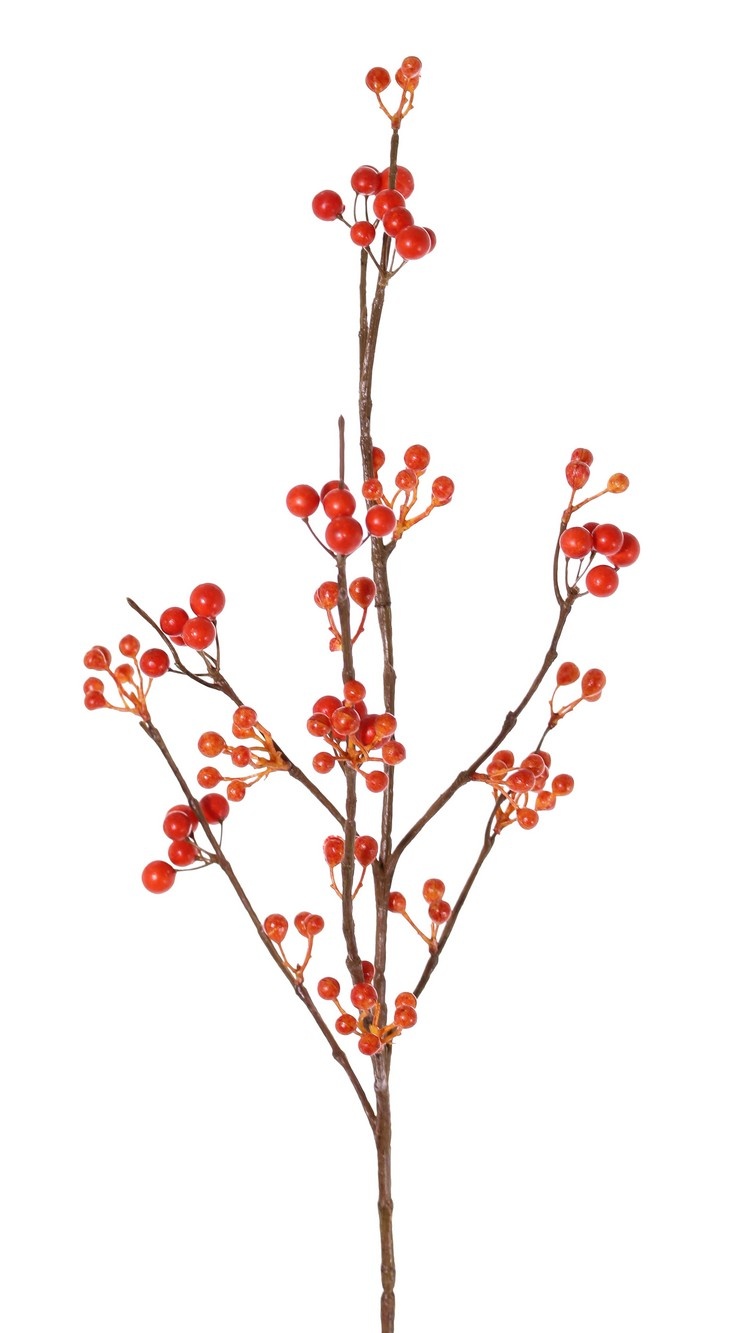 Berries spray, 21 clusters of berries, 80 cm