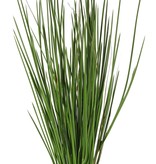 Grass plant 'de Luxe', with 12 bundles of grass, full plastic, no pot, Ø 25 cm, H. 65 cm, UV resistant