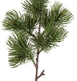 Pine branch, with 10 plastic tufts of needles (5x L/5x S), 40 cm