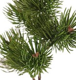Pine branch, with 10 plastic tufts of needles (5x L/5x S), 40 cm
