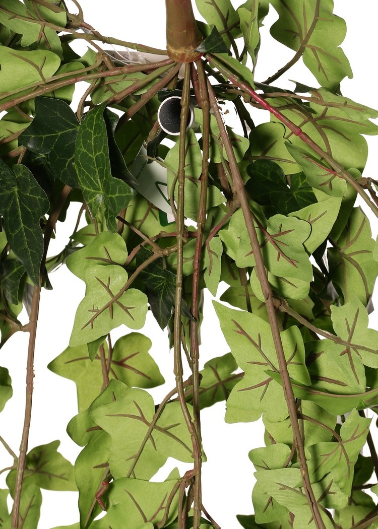 Hedera helix telecurl, 13x branched, 164 leaves, fire retardant, 75 cm