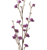 Callicarpa (fruta de la belleza) con 17 inflorescencias, bayas de poliespuma, 81 cm