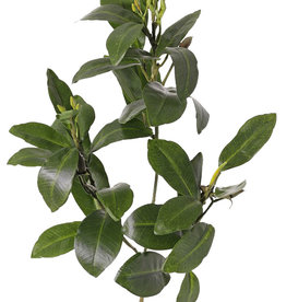 Mangrove Branch with 36 leaves and berries, fire retardant, 58 cm