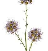 Allium-Zweig (Zierlauch) wild, 3x verzweigt mit 3 Plastikblüten, (Ø 6 cm), 65 cm