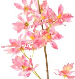 Renanthera coccinea orchidee, met 25 polyester bloemen, geen bladeren, 77 cm