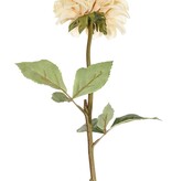 Dahlia, 1 bloem, Ø 11 cm, 2 sets bladeren (6 stuks) 58 cm