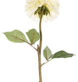 Dahlia, 1 flower, Ø 11 cm, 2 sets of leaves (6 pcs) 58 cm