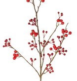 Berries spray, 21 clusters of berries, 80 cm