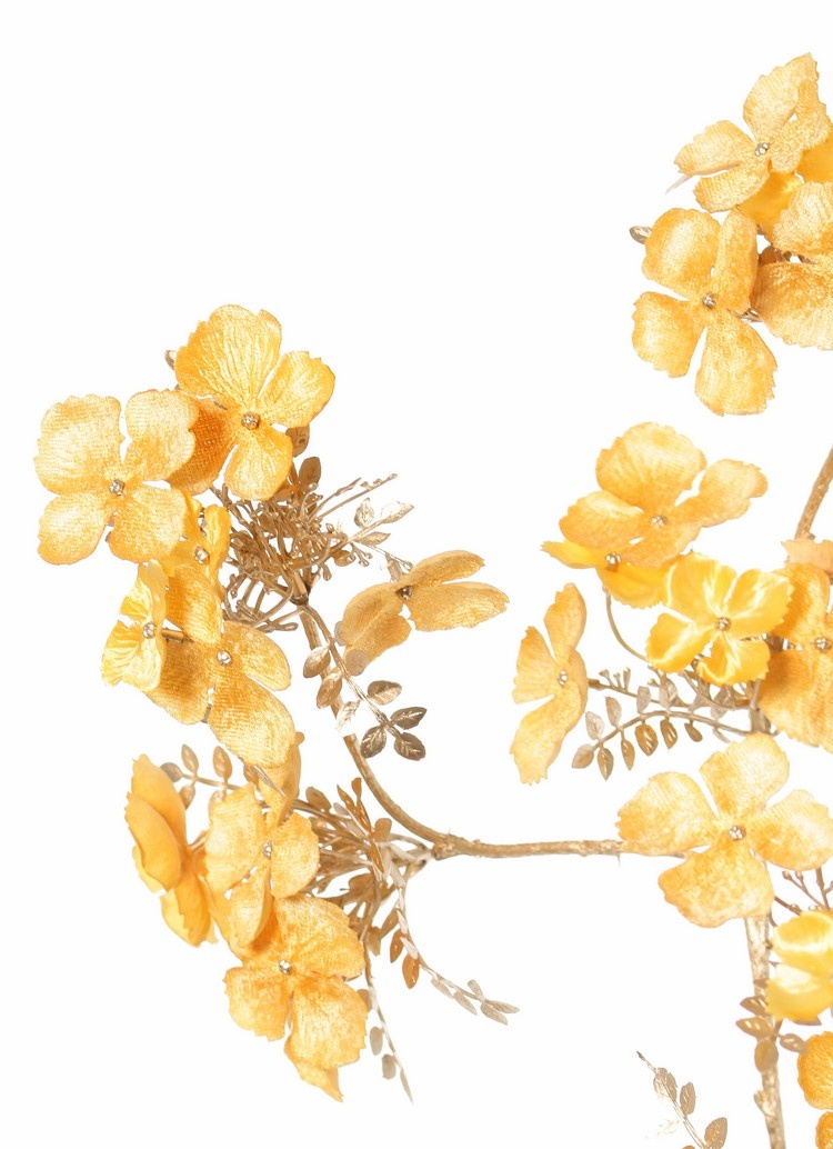 Kunstblumen Hortensienzweig - Seidenblumen Top - Art B2B Int. Kunstblumen, Kunstpflanzen