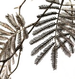 Mimosenzweig (Acacia dealbata) 3x verzweigt, 29 Blattwedel aus Plastik, 110 cm