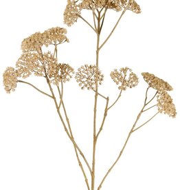 Achillea (plastic) 5x branched, 21 clusters of flowers (Ø 4 cm), 71 cm