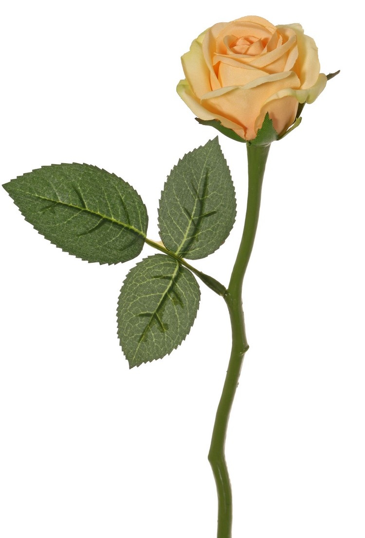 Rosa "Nina" Ø 5cm, 3 hojas, 27cm