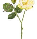 Rose twig "little joy" 1 flower, 1 bud, 38cm, Ø 8cm