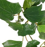 Hedera (Franse) slinger, met 104 bladeren en 9 clusters groene bessen, 180 cm