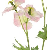Geranio (cigüeña) 'Garden Art' con 9 flores (aprox. Ø 6 cm) y 4 juegos de hojas (20 piezas), 70 cm