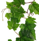 Grape leaf garland (Vitis) with 27 PE leaves and 7 branches (14 cm), 160 cm, RECYCLED
