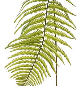 Fern branch 'Woods' large, solid plastic, 25 x 52 cm, 109 cm long