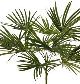 Baby fan palm with 11 polyester leaves, H 50 cm, Ø 65 cm, UV safe