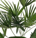 Baby fan palm with 11 polyester leaves, H 50 cm, Ø 65 cm, UV safe