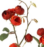 Rose cabbage 'Green Fall', 2x branched, 11 flowers (Ø 2.5 cm) & 5 polyester leaves, 65 cm