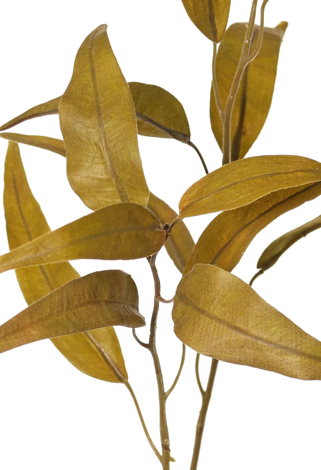 Eucalyptus branch 'Green Fall', 2x branched with 18 leaves, 87 cm