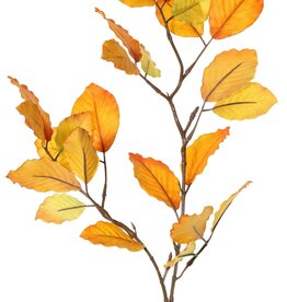 Beukentak 'Fall', 2x vertakt met 24 polyester bladeren, 70 cm, steel 30 cm