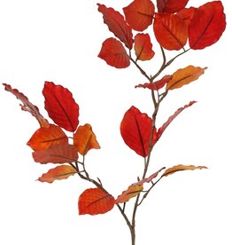 Beukentak 'Fall', 2x vertakt met 24 polyester bladeren, 70 cm, steel 30 cm
