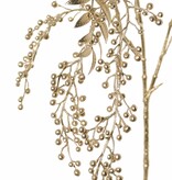 Peperbessentak 'Light Metallic', 5 trossen bessen (15 cm) & 3 sets bladeren, (1 st. zak) 81 cm