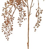 Pfefferbeerenzweig 'Light Metallic', 5 Blütenständen (15 cm) & 3 Blattsätze, (1 Stk. Beutel) 81cm