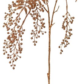 Pfefferbeerenzweig 'Light Metallic', 5 Blütenständen (15 cm) & 3 Blattsätze, (1 Stk. Beutel) 81cm