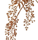 Pfefferbeerenzweig 'Light Metallic', 5 Blütenständen (15 cm) & 3 Blattsätze, (1 Stk. Beutel) 81cm