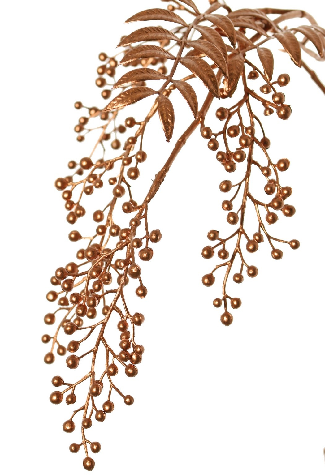 Pfefferbeerenzweig 'Light Metallic', 5 Blütenständen (15 cm) & 3 Blattsätze, (1 Stk. Beutel) 81cm