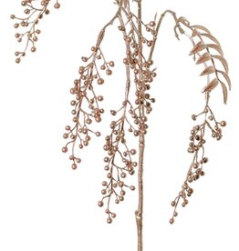 Pfefferbeerenzweig 'Light Metallic', 5 Blütenständen (15 cm) & 3 Blattsätze, (1 Stk. Beutel) 81cm