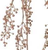 Pfefferbeerenzweig 'Light Metallic', 5 Blütenständen (15 cm) & 3 Blattsätze, (1 Stk. Beutel) 81cm