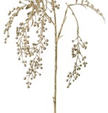 Peperbessentak 'Light Metallic', 5 trossen bessen (15 cm) & 3 sets bladeren, (1 st. zak) 81 cm