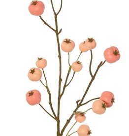 Apple branch 'crab apple', with 15 polyfoam apples (5L/ 4M/ 6S), 58 cm