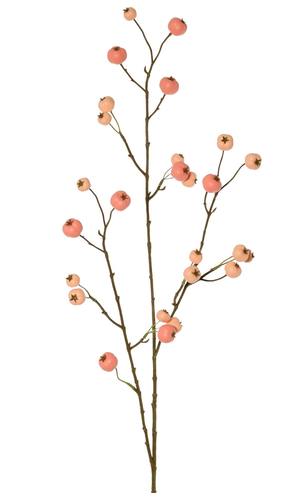 Apple branch 'crab apple', with 26 polyfoam apples (9L/ 9M/ 8S), 88 cm