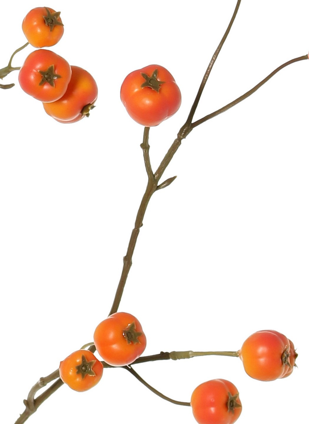Apple branch 'crab apple', with 26 polyfoam apples (9L/ 9M/ 8S), 88 cm